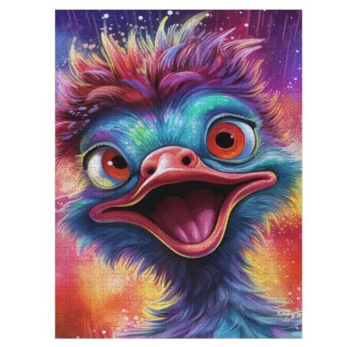 Strauß 500 Teile Puzzles, Wood Craft, Hochwertiges Modernes Puzzle, DIY, Für Erwachsene Und Kinder Ab 12 Jahren, 55×41cm Strauß 500 Teile Puzzles, Wood Craft, Hochwertiges Modernes Puzzle, DIY, Für Erwachsene Und Kinder Ab 12 Jahren, 55×41cm von LLXXHH