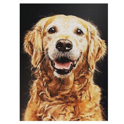 Süßer Hund Holzpuzzle 500 Teile Klassische Puzzles Erwachsene Kinder Puzzle DIY Kit Holzspielzeug Einzigartiges Geschenk 55×41cm Süßer Hund Holzpuzzle 500 Teile Klassische Puzzles Erwachsene Kinder Puzzle DIY Kit Holzspielzeug Einzigartiges Geschenk 55×41cm von LLXXHH