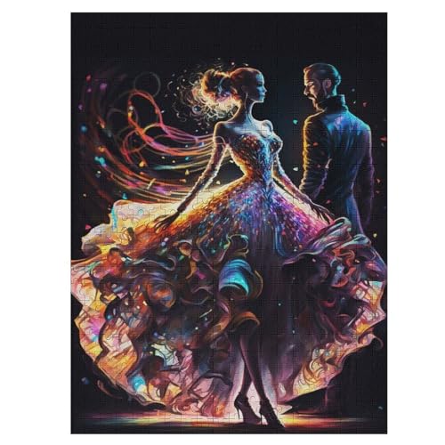 Tanz mit dir 500 Teile Puzzles, Wood Craft, Hochwertiges Modernes Puzzle, DIY, Für Erwachsene Und Kinder Ab 12 Jahren, 55×41cm Tanz mit dir 500 Teile Puzzles, Wood Craft, Hochwertiges Modernes Puzzle, DIY, Für Erwachsene Und Kinder Ab 12 Jahren, 55×41cm von LLXXHH