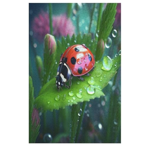Tier Marienkäfer Puzzles 1000 Teile Erwachsener Kniffel Spaß Für Die Ganze Familie, Holzpuzzle Kinder Erwachsene, Impossible Puzzle Schwer 78×53cm Tier Marienkäfer Puzzles 1000 Teile Erwachsener Kniffel Spaß Für Die Ganze Familie, Holzpuzzle Kinder Erwachsene, Impossible Puzzle Schwer 78×53cm von LLXXHH