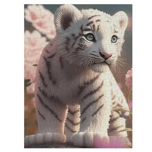 Tiger Holzpuzzle 500 Teile Klassische Puzzles Erwachsene Kinder Puzzle DIY Kit Holzspielzeug Einzigartiges Geschenk 55×41cm Tiger Holzpuzzle 500 Teile Klassische Puzzles Erwachsene Kinder Puzzle DIY Kit Holzspielzeug Einzigartiges Geschenk 55×41cm von LLXXHH