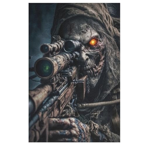 Tote Armee Zombie-Soldat-Puzzlespiel Aus Holz, 1000 Puzzleteile, Puzzle Für Teenager Und Erwachsene, Spielzeug, Puzzles, 78×53cm Tote Armee Zombie-Soldat-Puzzlespiel Aus Holz, 1000 Puzzleteile, Puzzle Für Teenager Und Erwachsene, Spielzeug, Puzzles, 78×53cm von LLXXHH
