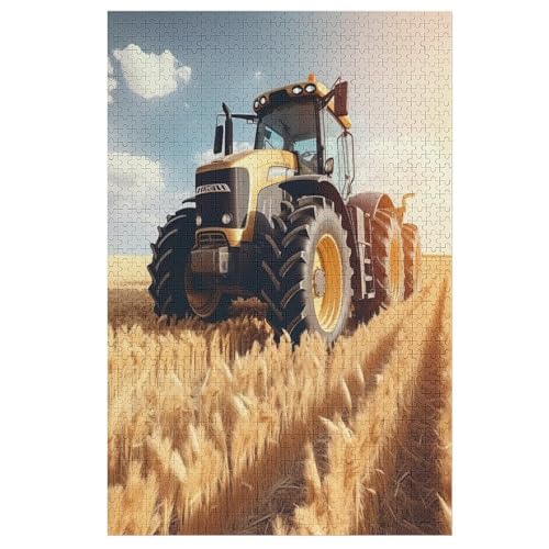 Traktor -Puzzle, 1000 Teile,Holzpuzzle Für Erwachsene Kinder, Lustiges Spielzeug, Denkspiel, Bildungsspiel, 78×53cm Traktor -Puzzle, 1000 Teile,Holzpuzzle Für Erwachsene Kinder, Lustiges Spielzeug, Denkspiel, Bildungsspiel, 78×53cm von LLXXHH