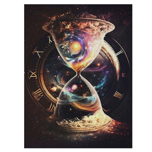 Universum der Zeit Holzpuzzle 500 Teile Klassische Puzzles Erwachsene Kinder Puzzle DIY Kit Holzspielzeug Einzigartiges Geschenk 55×41cm Universum der Zeit Holzpuzzle 500 Teile Klassische Puzzles Erwachsene Kinder Puzzle DIY Kit Holzspielzeug Einzigartiges Geschenk 55×41cm von LLXXHH