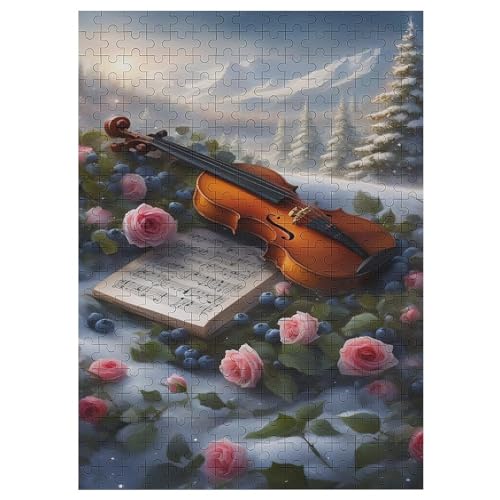 Violine 300 Teile Premium-Puzzles Für Erwachsene Kinder- Holzpuzzles Spaß Und Lernspiele - Perfekte Puzzle-Geschenke 42×30cm Violine 300 Teile Premium-Puzzles Für Erwachsene Kinder- Holzpuzzles Spaß Und Lernspiele - Perfekte Puzzle-Geschenke 42×30cm von LLXXHH
