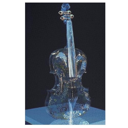 Violine Holzpuzzle 1000 Teile Klassische Puzzles Erwachsene Kinder Puzzle DIY Kit Holzspielzeug Einzigartiges Geschenk 78×53cm Violine Holzpuzzle 1000 Teile Klassische Puzzles Erwachsene Kinder Puzzle DIY Kit Holzspielzeug Einzigartiges Geschenk 78×53cm von LLXXHH