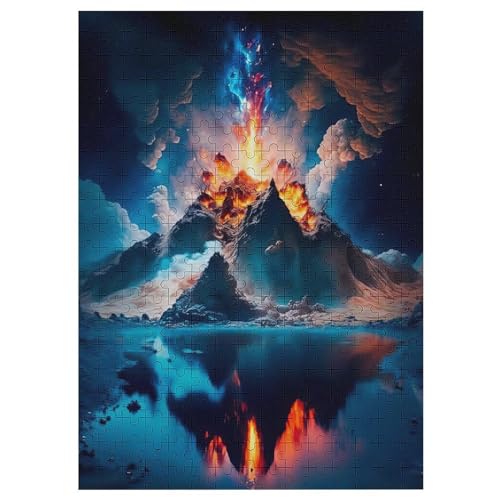 Vulkan 300 Teile Premium-Puzzles Für Erwachsene Kinder- Holzpuzzles Spaß Und Lernspiele - Perfekte Puzzle-Geschenke 42×30cm Vulkan 300 Teile Premium-Puzzles Für Erwachsene Kinder- Holzpuzzles Spaß Und Lernspiele - Perfekte Puzzle-Geschenke 42×30cm von LLXXHH