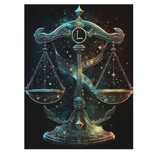 Waage 500 Teile Puzzles, Wood Craft, Hochwertiges Modernes Puzzle, DIY, Für Erwachsene Und Kinder Ab 12 Jahren, 55×41cm von LLXXHH