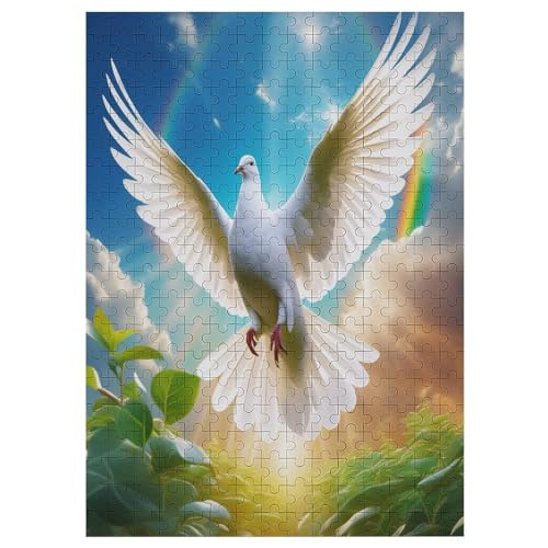Weiße Taube Holzpuzzle 300 Teile Klassische Puzzles Erwachsene Kinder Puzzle DIY Kit Holzspielzeug Einzigartiges Geschenk 42×30cm Weiße Taube Holzpuzzle 300 Teile Klassische Puzzles Erwachsene Kinder Puzzle DIY Kit Holzspielzeug Einzigartiges Geschenk 42×30cm von LLXXHH