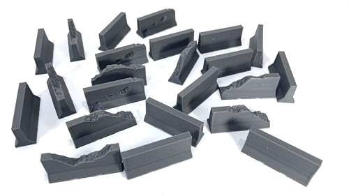 LM3D 24 Barrieren Jersey Szenographie für Wargames und Sci-Fi Miniaturen und Militär - 28 mm/32 mm - 3D-Druck LM3D 24 Barrieren Jersey Szenographie für Wargames und Sci-Fi Miniaturen und Militär - 28 mm/32 mm - 3D-Druck von LM3D