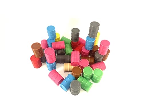 LM3D 40 Brennfässer für Wargames, zufällige Farben, Sci-Fi-Szenografie, modern und futuristisch, kompatibel mit Miniaturen von 28 mm, Ölkanister LM3D 40 Brennfässer für Wargames, zufällige Farben, Sci-Fi-Szenografie, modern und futuristisch, kompatibel mit Miniaturen von 28 mm, Ölkanister von LM3D