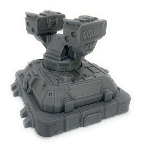 LM3D Planetarisches Verteidigungssystem, rotierender Raketenturm, Szenographie für Miniaturen und Wargames, 28 mm, 32 mm LM3D Planetarisches Verteidigungssystem, rotierender Raketenturm, Szenographie für Miniaturen und Wargames, 28 mm, 32 mm von LM3D