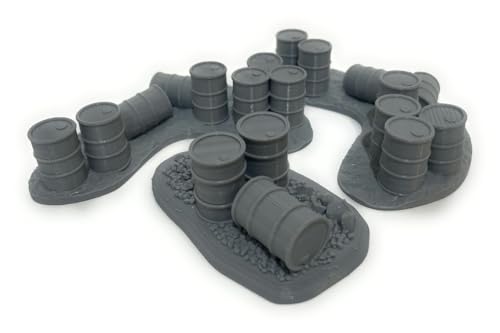 LM3D Set mit 3 Barrikaden, Sci-Fi-Szenografie für Wargames und Miniaturen, 28 mm und 32 mm LM3D Set mit 3 Barrikaden, Sci-Fi-Szenografie für Wargames und Miniaturen, 28 mm und 32 mm von LM3D