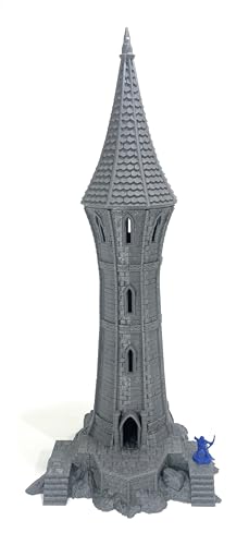 LM3D Szenografie, Turm von Silver Haven, Modulares Fantasy-Gebäude, für Wargames, 28 mm von LM3D