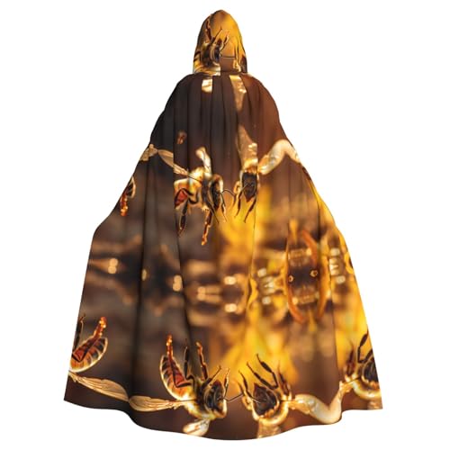 LMNUDS Bee Flying Unisex Mysterious Renaissance Hooded Robe Cloak Halloween Christmas Cosplay Costume Party Cape Adult Cloak LMNUDS Bee Flying Unisex Mysterious Renaissance Hooded Robe Cloak Halloween Christmas Cosplay Costume Party Cape Adult Cloak von LMNUDS