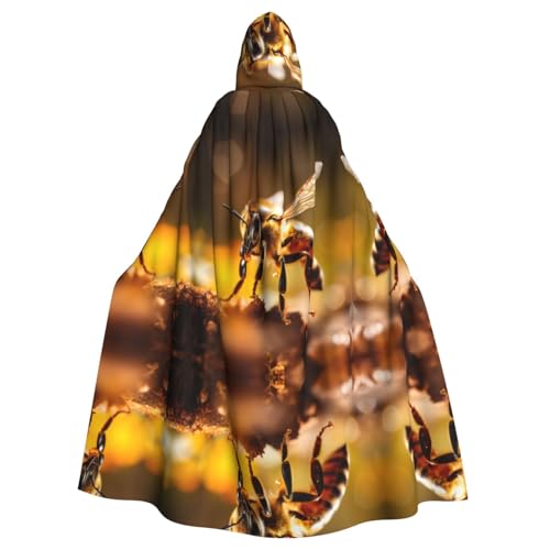 LMNUDS Bee Flying Unisex Mysterious Renaissance Hooded Robe Cloak Halloween Christmas Cosplay Costume Party Cape Adult Cloak LMNUDS Bee Flying Unisex Mysterious Renaissance Hooded Robe Cloak Halloween Christmas Cosplay Costume Party Cape Adult Cloak von LMNUDS