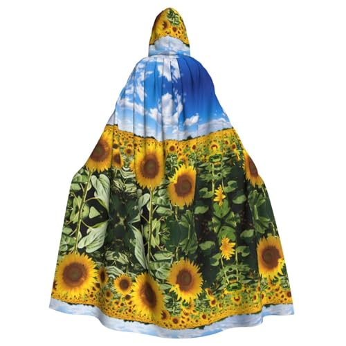 LMNUDS Beutiful Sonnenblumen-Umhang, Unisex, geheimnisvolle Renaissance, Kapuzenmantel, Umhang, Halloween, Weihnachten, Cosplay, Kostüm, Party, Umhang für Erwachsene LMNUDS Beutiful Sonnenblumen-Umhang, Unisex, geheimnisvolle Renaissance, Kapuzenmantel, Umhang, Halloween, Weihnachten, Cosplay, Kostüm, Party, Umhang für Erwachsene von LMNUDS