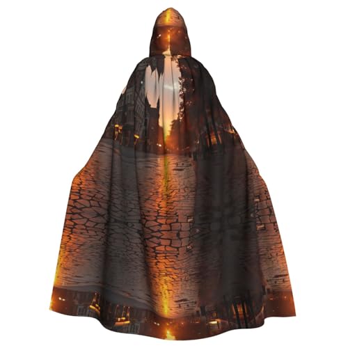 LMNUDS Cobblestone Unisex Mysterious Renaissance Hooded Robe Cloak Halloween Christmas Cosplay Costume Party Cape Adult Cloak LMNUDS Cobblestone Unisex Mysterious Renaissance Hooded Robe Cloak Halloween Christmas Cosplay Costume Party Cape Adult Cloak von LMNUDS