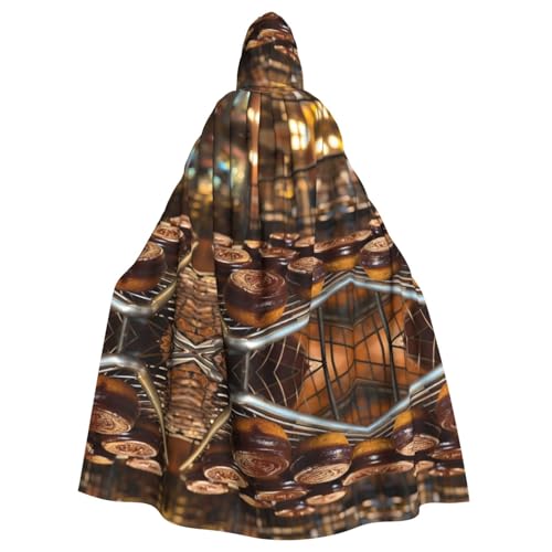 LMNUDS Donuts Unisex Mysterious Renaissance Kapuzenmantel Umhang Halloween Weihnachten Cosplay Kostüm Party Umhang Erwachsene Umhang LMNUDS Donuts Unisex Mysterious Renaissance Kapuzenmantel Umhang Halloween Weihnachten Cosplay Kostüm Party Umhang Erwachsene Umhang von LMNUDS