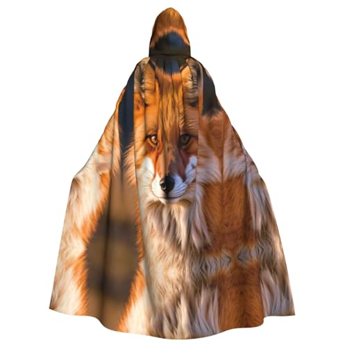 LMNUDS Fox Unisex Mysterious Renaissance Kapuzenmantel Umhang Halloween Weihnachten Cosplay Kostüm Party Umhang Erwachsene Umhang LMNUDS Fox Unisex Mysterious Renaissance Kapuzenmantel Umhang Halloween Weihnachten Cosplay Kostüm Party Umhang Erwachsene Umhang von LMNUDS