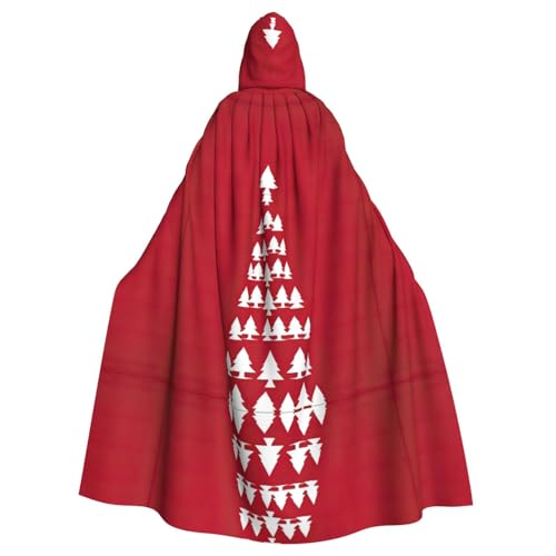 LMNUDS Kapuzenumhang mit Aufschrift "Merry Christmas", Birkenbaum, Unisex, geheimnisvolle Renaissance, Halloween, Weihnachten, Cosplay, Kostüm, Party, Umhang für Erwachsene LMNUDS Kapuzenumhang mit Aufschrift "Merry Christmas", Birkenbaum, Unisex, geheimnisvolle Renaissance, Halloween, Weihnachten, Cosplay, Kostüm, Party, Umhang für Erwachsene von LMNUDS
