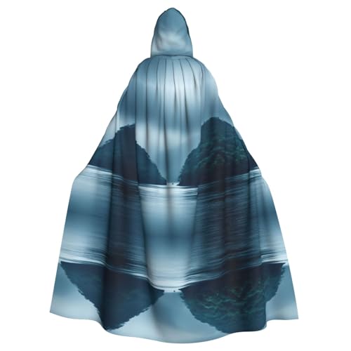 LMNUDS Mountain Lakes Unisex Mysterious Renaissance Hooded Robe Cloak Halloween Christmas Cosplay Costume Party Cape Adult Cloak LMNUDS Mountain Lakes Unisex Mysterious Renaissance Hooded Robe Cloak Halloween Christmas Cosplay Costume Party Cape Adult Cloak von LMNUDS