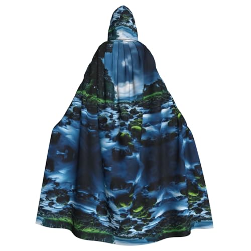 LMNUDS Mountain Waterfall Unisex Mysterious Renaissance Hooded Robe Cloak Halloween Christmas Cosplay Costume Party Cape Adult Cloak LMNUDS Mountain Waterfall Unisex Mysterious Renaissance Hooded Robe Cloak Halloween Christmas Cosplay Costume Party Cape Adult Cloak von LMNUDS