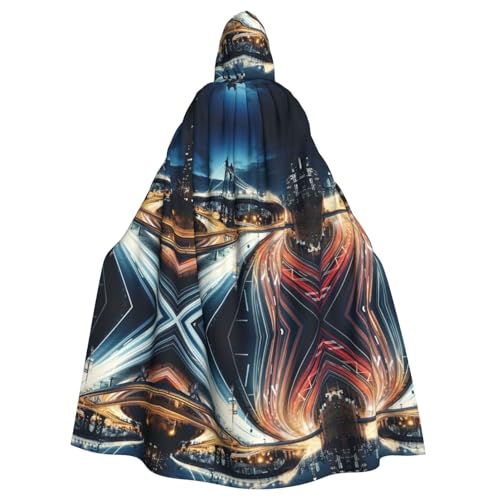 LMNUDS New York Manhattan Bridge Night Unisex Mysterious Renaissance Hooded Robe Cloak Halloween Christmas Cosplay Costume Party Cape Adult Cloak LMNUDS New York Manhattan Bridge Night Unisex Mysterious Renaissance Hooded Robe Cloak Halloween Christmas Cosplay Costume Party Cape Adult Cloak von LMNUDS