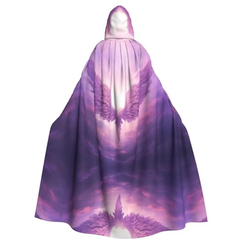 LMNUDS Purple Wings Unisex Mysterious Renaissance Hooded Robe Cloak Halloween Christmas Cosplay Costume Party Cape Adult Cloak LMNUDS Purple Wings Unisex Mysterious Renaissance Hooded Robe Cloak Halloween Christmas Cosplay Costume Party Cape Adult Cloak von LMNUDS