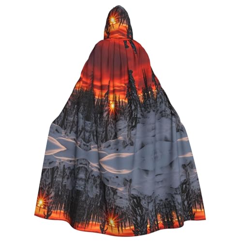 LMNUDS Roter Himmel Schneeflocke Unisex Mysterious Renaissance Kapuzenmantel Umhang Halloween Weihnachten Cosplay Kostüm Party Umhang Erwachsene Umhang LMNUDS Roter Himmel Schneeflocke Unisex Mysterious Renaissance Kapuzenmantel Umhang Halloween Weihnachten Cosplay Kostüm Party Umhang Erwachsene Umhang von LMNUDS