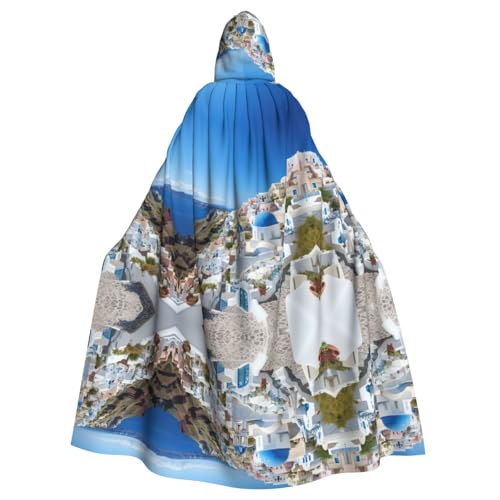 LMNUDS Santorini Umhang mit Kapuze, Griechische Insel, Meerblick, Unisex, geheimnisvolle Renaissance, Halloween, Weihnachten, Cosplay, Kostüm, Party, Umhang für Erwachsene LMNUDS Santorini Umhang mit Kapuze, Griechische Insel, Meerblick, Unisex, geheimnisvolle Renaissance, Halloween, Weihnachten, Cosplay, Kostüm, Party, Umhang für Erwachsene von LMNUDS