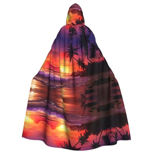 LMNUDS Sonnenuntergang Ozean Tropische Palmen Unisex Mysterious Renaissance Kapuzenmantel Umhang Halloween Weihnachten Cosplay Kostüm Party Umhang Erwachsene Umhang LMNUDS Sonnenuntergang Ozean Tropische Palmen Unisex Mysterious Renaissance Kapuzenmantel Umhang Halloween Weihnachten Cosplay Kostüm Party Umhang Erwachsene Umhang von LMNUDS