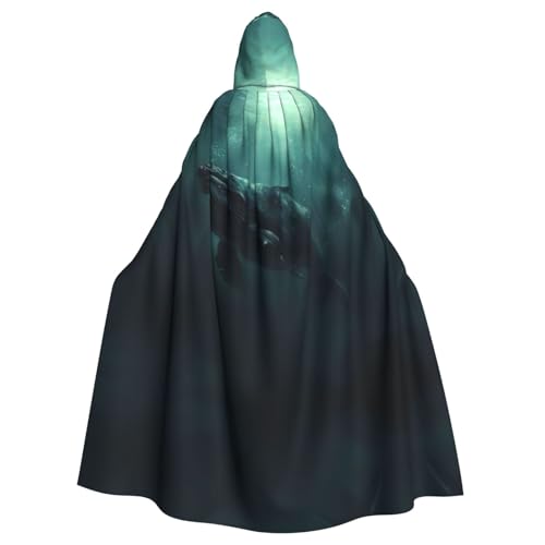 LMNUDS Umhang mit Kapuze, Motiv: Undersea Whale, Unisex, geheimnisvolle Renaissance, Halloween, Weihnachten, Cosplay, Kostüm, Party, Umhang für Erwachsene LMNUDS Umhang mit Kapuze, Motiv: Undersea Whale, Unisex, geheimnisvolle Renaissance, Halloween, Weihnachten, Cosplay, Kostüm, Party, Umhang für Erwachsene von LMNUDS