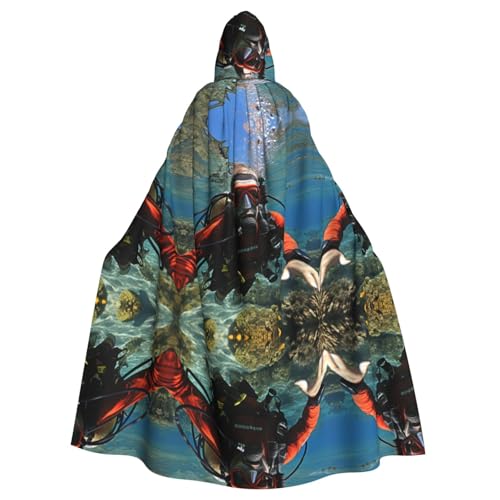 LMNUDS Umhang mit Kapuze für Tauchsport, Unisex, geheimnisvolle Renaissance, Halloween, Weihnachten, Cosplay, Kostüm, Party, Umhang für Erwachsene LMNUDS Umhang mit Kapuze für Tauchsport, Unisex, geheimnisvolle Renaissance, Halloween, Weihnachten, Cosplay, Kostüm, Party, Umhang für Erwachsene von LMNUDS