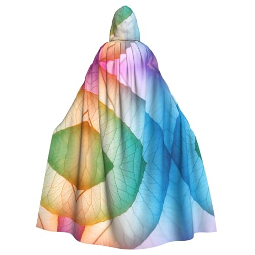 LMNUDS Umhang mit Kapuze in Regenbogenfarben, mit Farbverlauf, Unisex, geheimnisvolle Renaissance, für Halloween, Weihnachten, Cosplay, Kostüm, Party, Umhang für Erwachsene LMNUDS Umhang mit Kapuze in Regenbogenfarben, mit Farbverlauf, Unisex, geheimnisvolle Renaissance, für Halloween, Weihnachten, Cosplay, Kostüm, Party, Umhang für Erwachsene von LMNUDS
