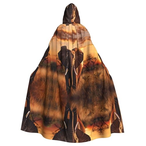 LMNUDS Umhang mit Kapuze und Elefantenmotiv, Unisex, geheimnisvolle Renaissance, Halloween, Weihnachten, Cosplay, Kostüm, Party, Umhang für Erwachsene LMNUDS Umhang mit Kapuze und Elefantenmotiv, Unisex, geheimnisvolle Renaissance, Halloween, Weihnachten, Cosplay, Kostüm, Party, Umhang für Erwachsene von LMNUDS