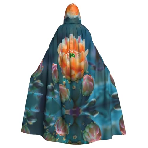 LMNUDS Umhang mit Kapuze und Kaktusblüte, Unisex, geheimnisvolle Renaissance, Halloween, Weihnachten, Cosplay, Kostüm, Party, Umhang für Erwachsene LMNUDS Umhang mit Kapuze und Kaktusblüte, Unisex, geheimnisvolle Renaissance, Halloween, Weihnachten, Cosplay, Kostüm, Party, Umhang für Erwachsene von LMNUDS