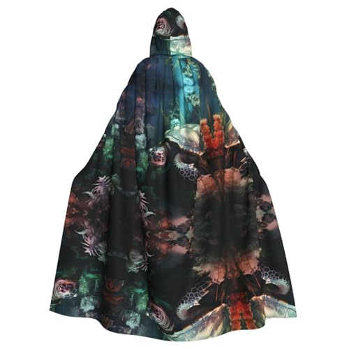 LMNUDS Umhang mit Kapuze und Meeresschildkröte, Unisex, geheimnisvolle Renaissance, Halloween, Weihnachten, Cosplay, Kostüm, Party, Umhang für Erwachsene LMNUDS Umhang mit Kapuze und Meeresschildkröte, Unisex, geheimnisvolle Renaissance, Halloween, Weihnachten, Cosplay, Kostüm, Party, Umhang für Erwachsene von LMNUDS