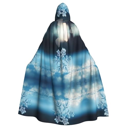 LMNUDS Umhang mit Kapuze und Schneeflocke, Unisex, geheimnisvolle Renaissance, für Halloween, Weihnachten, Cosplay, Kostüm, Party, Umhang für Erwachsene LMNUDS Umhang mit Kapuze und Schneeflocke, Unisex, geheimnisvolle Renaissance, für Halloween, Weihnachten, Cosplay, Kostüm, Party, Umhang für Erwachsene von LMNUDS