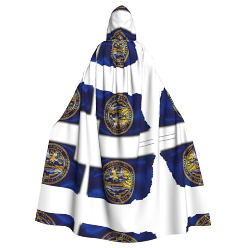 LMNUDS Umhang mit Nebraska-Flagge, Unisex, geheimnisvolle Renaissance, Kapuzenmantel, Umhang, Halloween, Weihnachten, Cosplay, Kostüm, Party, Umhang für Erwachsene LMNUDS Umhang mit Nebraska-Flagge, Unisex, geheimnisvolle Renaissance, Kapuzenmantel, Umhang, Halloween, Weihnachten, Cosplay, Kostüm, Party, Umhang für Erwachsene von LMNUDS
