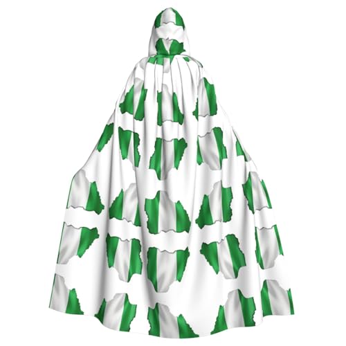 LMNUDS Umhang mit Nigeria-Flagge, Unisex, geheimnisvolle Renaissance, Kapuzenmantel, Umhang, Halloween, Weihnachten, Cosplay, Kostüm, Party, Umhang für Erwachsene LMNUDS Umhang mit Nigeria-Flagge, Unisex, geheimnisvolle Renaissance, Kapuzenmantel, Umhang, Halloween, Weihnachten, Cosplay, Kostüm, Party, Umhang für Erwachsene von LMNUDS