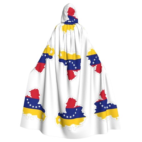 LMNUDS Umhang mit Venezuela-Flagge, Unisex, geheimnisvolle Renaissance, Kapuzenmantel, Umhang, Halloween, Weihnachten, Cosplay, Kostüm, Party, Umhang für Erwachsene LMNUDS Umhang mit Venezuela-Flagge, Unisex, geheimnisvolle Renaissance, Kapuzenmantel, Umhang, Halloween, Weihnachten, Cosplay, Kostüm, Party, Umhang für Erwachsene von LMNUDS