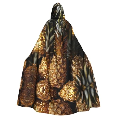 LMNUDS Umhang mit goldfarbenem Glitzer, Ananas, Frucht, Unisex, geheimnisvolle Renaissance, Kapuzenmantel, Umhang, Halloween, Weihnachten, Cosplay, Kostüm, Party, Umhang für Erwachsene LMNUDS Umhang mit goldfarbenem Glitzer, Ananas, Frucht, Unisex, geheimnisvolle Renaissance, Kapuzenmantel, Umhang, Halloween, Weihnachten, Cosplay, Kostüm, Party, Umhang für Erwachsene von LMNUDS