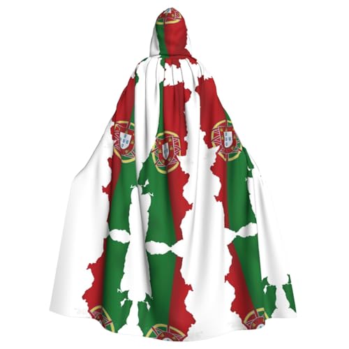 LMNUDS Umhang mit portugiesischer Flagge, Unisex, geheimnisvolle Renaissance, Kapuzenmantel, Umhang, Halloween, Weihnachten, Cosplay, Kostüm, Party, Umhang für Erwachsene LMNUDS Umhang mit portugiesischer Flagge, Unisex, geheimnisvolle Renaissance, Kapuzenmantel, Umhang, Halloween, Weihnachten, Cosplay, Kostüm, Party, Umhang für Erwachsene von LMNUDS