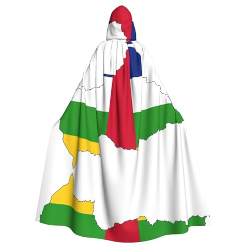 LMNUDS Umhang mit zentralafrikanischer Flagge, Unisex, geheimnisvolle Renaissance, Kapuzenmantel, Umhang, Halloween, Weihnachten, Cosplay, Kostüm, Party, Umhang für Erwachsene LMNUDS Umhang mit zentralafrikanischer Flagge, Unisex, geheimnisvolle Renaissance, Kapuzenmantel, Umhang, Halloween, Weihnachten, Cosplay, Kostüm, Party, Umhang für Erwachsene von LMNUDS