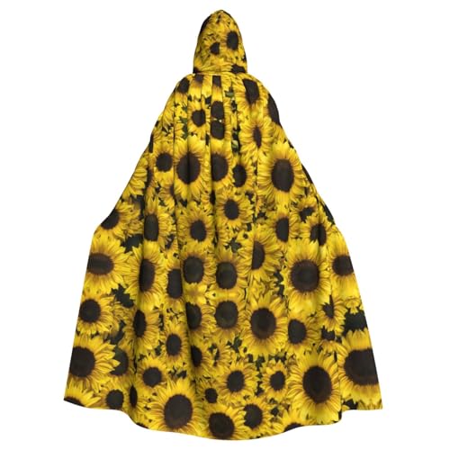 LMNUDS Unisex Umhang mit gelber Sonnenblume, geheimnisvolle Renaissance, Kapuzenmantel, Umhang, Halloween, Weihnachten, Cosplay, Kostüm, Party, Umhang für Erwachsene LMNUDS Unisex Umhang mit gelber Sonnenblume, geheimnisvolle Renaissance, Kapuzenmantel, Umhang, Halloween, Weihnachten, Cosplay, Kostüm, Party, Umhang für Erwachsene von LMNUDS