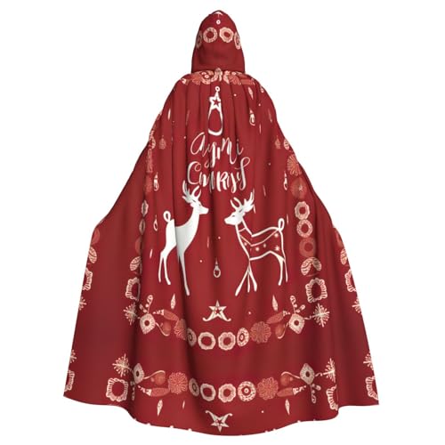 LMNUDS Weihnachtselch Unisex Mysterious Renaissance Kapuzenmantel Umhang Halloween Weihnachten Cosplay Kostüm Party Umhang Erwachsene Umhang LMNUDS Weihnachtselch Unisex Mysterious Renaissance Kapuzenmantel Umhang Halloween Weihnachten Cosplay Kostüm Party Umhang Erwachsene Umhang von LMNUDS
