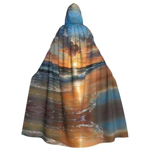LMNUDS Wunderschöner Sonnenuntergang am Strand, Unisex, geheimnisvolle Renaissance, Kapuzenmantel, Umhang, Halloween, Weihnachten, Cosplay, Kostüm, Party, Umhang für Erwachsene LMNUDS Wunderschöner Sonnenuntergang am Strand, Unisex, geheimnisvolle Renaissance, Kapuzenmantel, Umhang, Halloween, Weihnachten, Cosplay, Kostüm, Party, Umhang für Erwachsene von LMNUDS