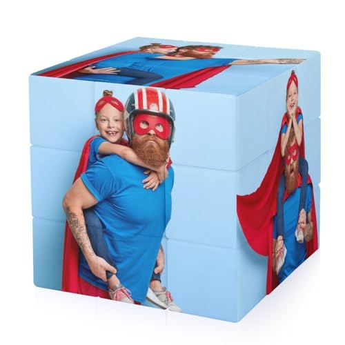 Personalisierter Cube Foto, Personalisierte Rotierenden Cube mit Foto(6 Fotos),für Kinder, Familie,Freunde, Geburtstag, Weihnachten, Personalisiertes Geschenk von LMQJDZ