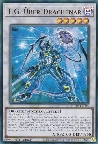 AGOV-DE035 - T.G. Über-Drachenar - Ultra Rare - 1. Auflage - Deutsch - Einzelkarte aus - Age of Overlord - mit LMS Trading Fieldcenter - Yu-Gi-Oh von LMS Trading